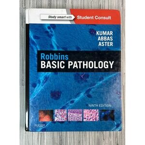 Robbins Basic Pathology 9th Ed Hardcover Elsevier Kumar Abbas 9781437717815